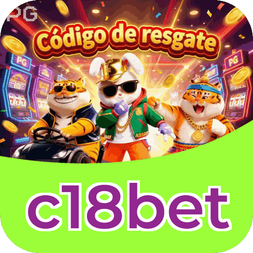 Catálogo slots c18bet mostrando top jogos Gates Olympus Sweet Bonanza Fortune Tiger Big Bass volatilidade RTP