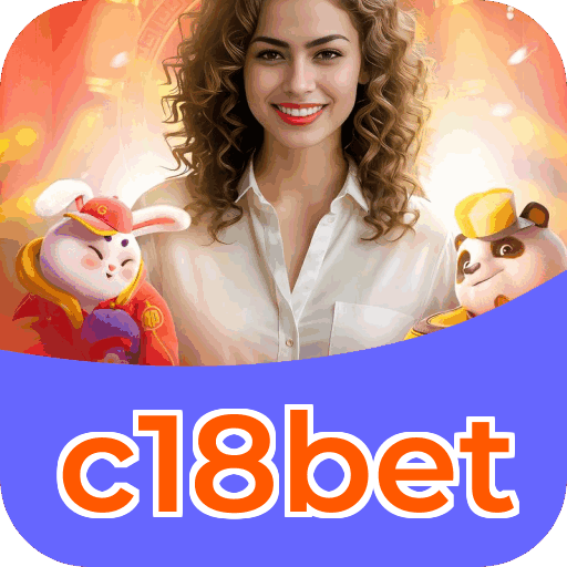 Interface do aplicativo c18bet mostrando jogos disponíveis no iOS e Android